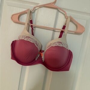 Victoria's Secret Pink and Cream Lace Bra